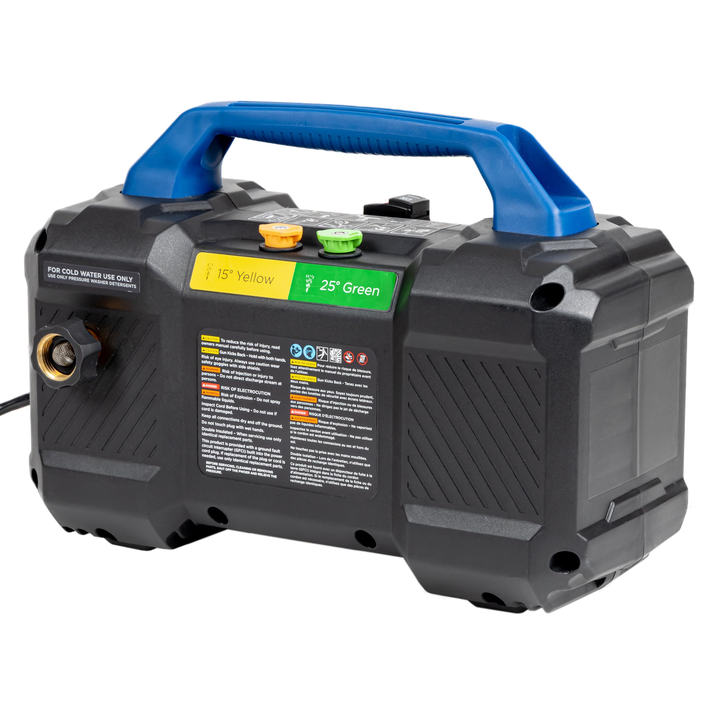 Westinghouse ePX3100v Electric Pressure Washer, 2100 Max PSI 1.76 Max GPM, Built-in Carry Handle, Detachable Foam Cannon, Pro-Style Steel Wand, 3-Nozzle Set, for Cars/Fences/Driveways/Home/Patios - Image 9