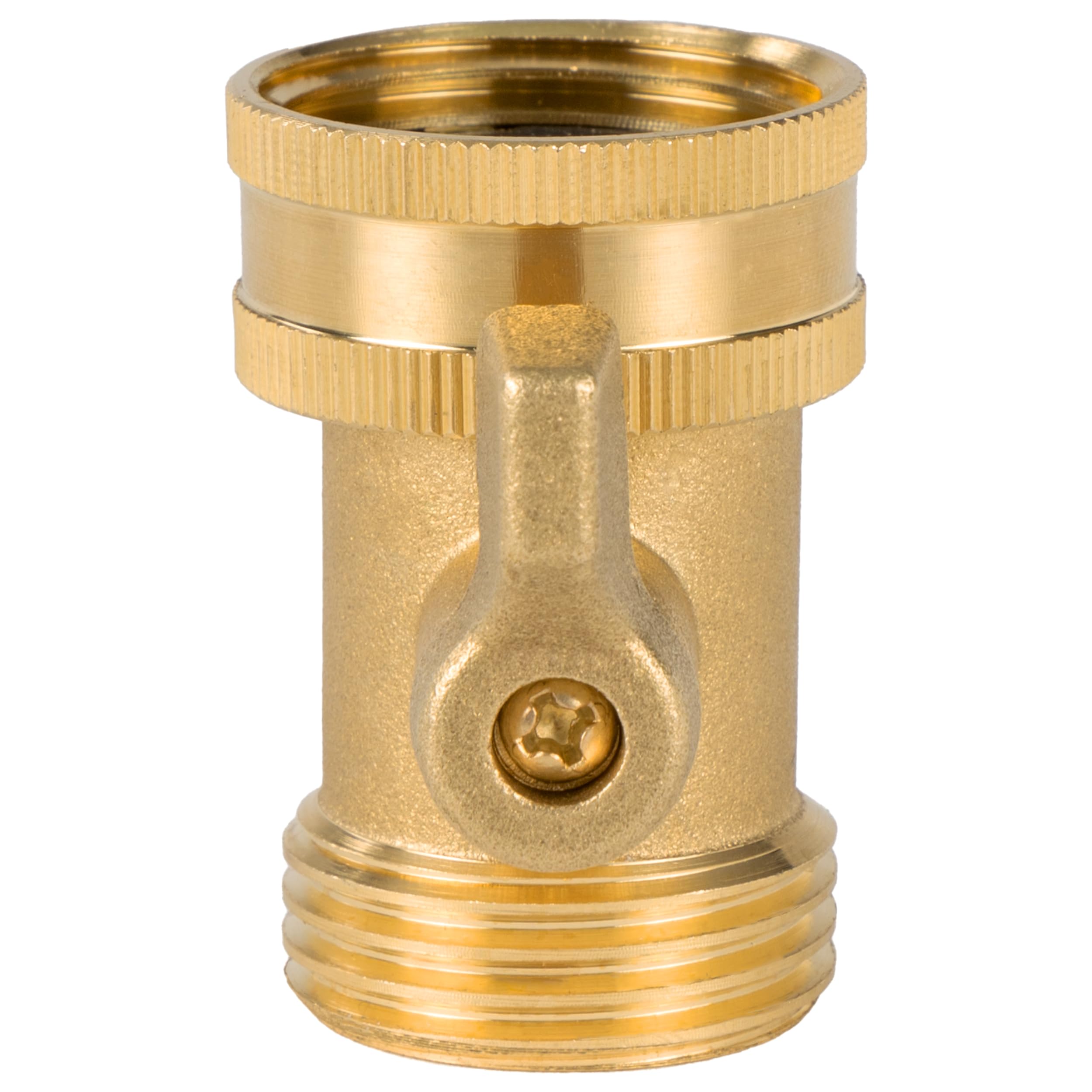Westinghouse Garden Hose Shutoff Valve, Heavy-Duty Solid Brass, 3/4” GHT, One Extra Rubber Washer - Image 3